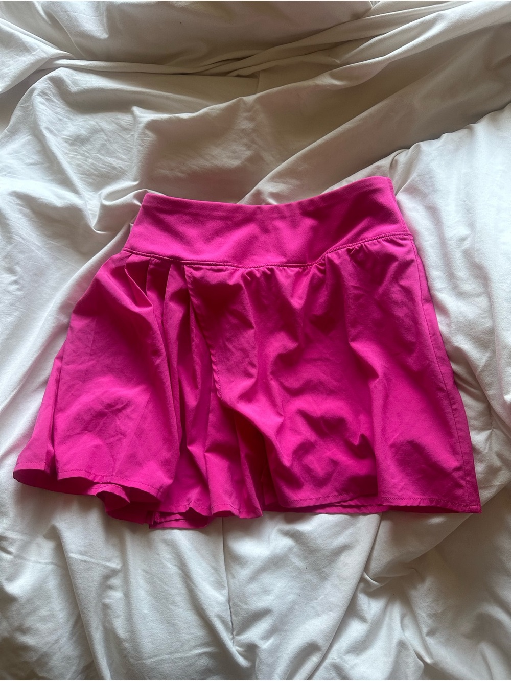 90 Degree By Reflex Vibrant Hot Pink Tennis Skirt